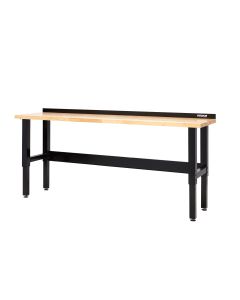 8' Workbench with Butcher Block Surface