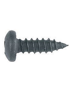 Philips Pan Head Sheet Metal Screw Black Finish, Size: #10, Size: 3/4", Qty: 10, Other: