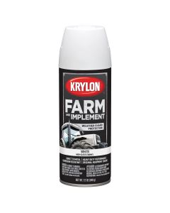 Krylon Farm/Implement; Gloss White; 12 oz. Aerosol