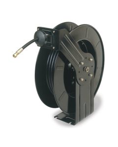 Workforce Retractable Grease Hose Reel, Open Face, Single Axle Arm, 1/4" x 50'