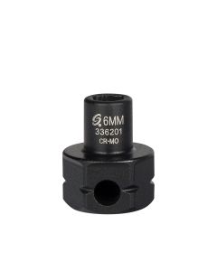 Sunex Tools 3/8 in. Drive 6-Point Low Profile Impact Socket w/ Hex Shank, 6 mm