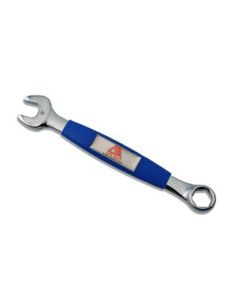 Drain Plug Wrench, 17mm Hex Box End and Open End, Ergonomic Design, with Rubber Grip