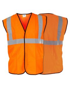 Class-2 Hi-Viz Orange Vest, XXXL