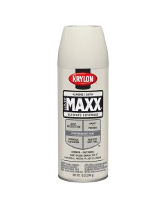 Krylon Covermaxx Paint+Primer; Satin Almond; 12 oz. Aerosol