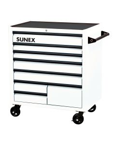 Sunex Tools Premium 8-Drawer Service Carts (41 in. W x 24 in. D x 42 in. H), White