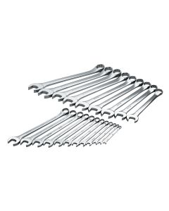 WRENCH SET COMBINATION 21 PC SAE LONG HI POLISH