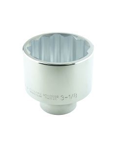 3-1/8 in. x 1 in. Drive 12-Point Chrome Socket (EA)
