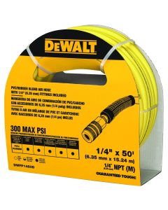 DeWalt 1/4 in. x 50 ft. Premium Hybrid Polymer Blend Air Hose