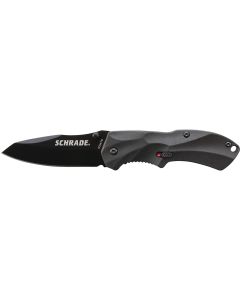 Schrade M.A.G.I.C. Assisted Opening Liner Lock Folding Knife Clip Point Blade Aluminum Handle