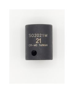 Standard 1/2" Drive 21mm Socket