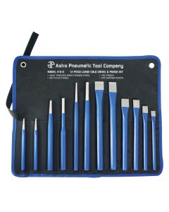 12 Piece Large Cold Chisel and Punch Set