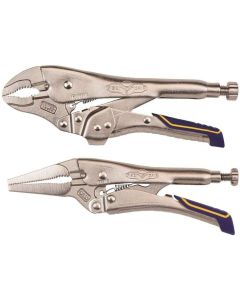 IRWIN VISE-GRIP Locking Pliers (10-Inch) & Linesman Pliers (6-Inch) Combo (IRHT82588)