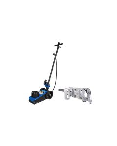 22 Ton Air Hydraulic Truck Jack & IMP WRE 1" Drive W/ 6" EXTENSION ANVIL COMBO