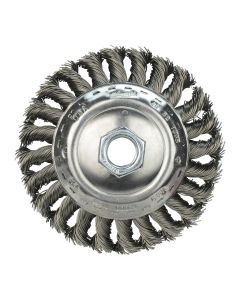 4" Bevel Crimped Brush - Carbon Steel
