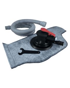 Onyx 3-In-1 Lightweight 6" Composite Vacuum Random Orbital Palm Sander with Hose, Bag and Velcro Pa