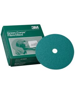 MMM1922 image(0) - FIBRE DISCS GREEN CORPS 7"X 7/8" 36G 20/BOX