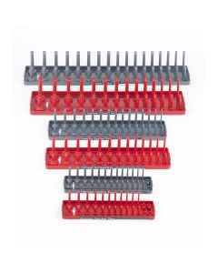 Soc Tray 6-Pack Assortment, Red/Gray