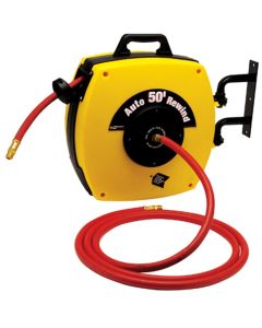 WLMM630 - Auto rewind hose reel w/50'hos