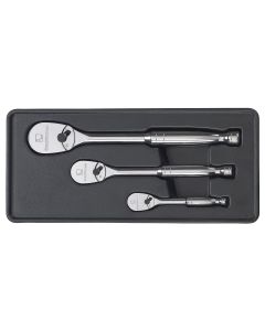 KDT81206F image(0) - 84 Tooth 3 Pc. Full Polish Ratchet Set