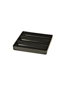 Ernst 3-Compartment Plastic Organizer Tray, Black