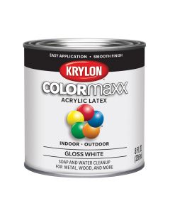 Krylon COLORmaxx Paint + Primer, Gloss White