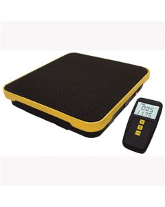 Refrigerant Charging Scale, 240 lb Capacity, 8-3/4" x 8-3/4" Platform, Cordless LCD Remote Readout