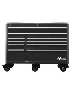 60 in. HXL 10-Drawer Roller Cabinet - Black