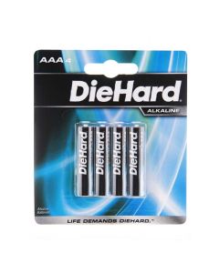 Batteries 4 Pack Diehard AAA Alkaline
