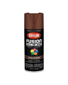 Krylon Fusion All-In-One Paint + Primer, Satin Espresso