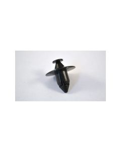 Black Nylon Push-Type Retainer; Fits Into 8mm Hole Size (25/Bag)
