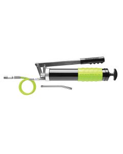 Flexzilla Heavy Duty Lever Action Grease Gun with Rigid Extension and Flexible Grease Hose