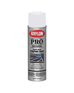 Krylon Professional Solvent Based Striping Paint; Highway White; 18 oz. Aerosol