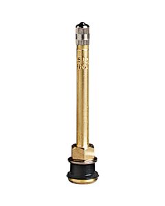 Straight Brass Truck Valve, Height 3.75" - .625" Valve Hole