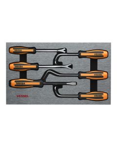 Vessel Tools 6 Piece 970 Megadora Body Shop Set in EVA Foam