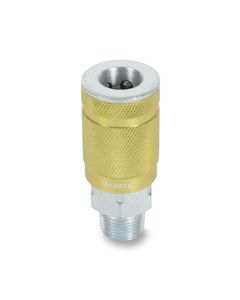 ColorConnex Type J, 3/8" Gold Coupler, 3/8" MNPT
