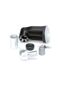 Schrader 90? Programmable EZ-sensor (Clamp-In, 314.9/315/433MHz) with Silver Angled Valve