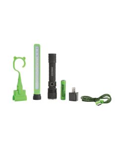 OEMTOOLS 24607 Professional Rechargeable Flashlight with Dual Function LED/UV Inspection Light
