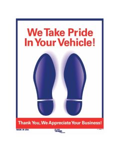 Petoskey Plastics "Footprint" Heavy Floor Mat (500 ct.)