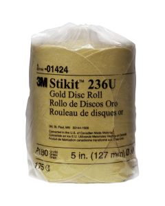 5" 3M Stikit Gold Disc Roll - 175 Discs per Roll