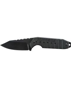 Schrade Full Tang Neck Knife Clip Point Fixed Blade G-10 Handle