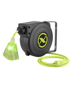 Extension Cord Reel, 25 ft., Retractable
