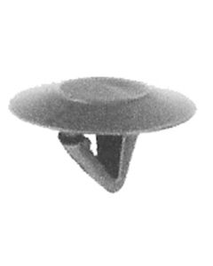 Hood Insulation Retainers, Black Nylon, Size: 1/4" (6.4mm), Stem: 1/4", Head: 23/32", Qty: 100