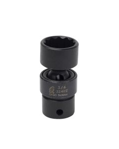 3/8" Dr. 3/4" 12 Point Universal Impact Socket