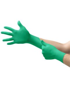 MICROFLEX NEOGARD C52 Disposable Gloves Non-Latex Multi-Purpose, Powder Free Neoprene Exam Glove for Healthcare, Cleaning, Veterinary or Laboratory Settings, Green, Size X-Large, Case of 1000 units
