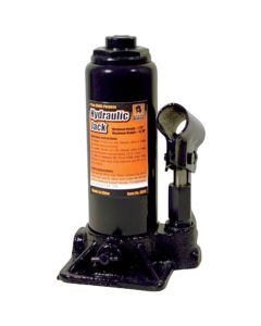 Hydraulic Bottle Jack, 4 Ton Capacity, with Cast Iron Base, Adjustable Extension Screw Cap