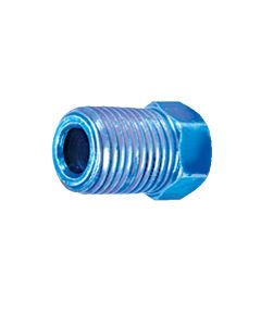 M10 x 1.0 Blue Inverted Flare Nut, 50 pack