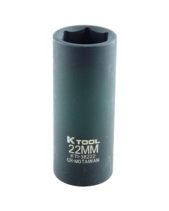 Deep Standard 1/2" Drive 22mm Socket