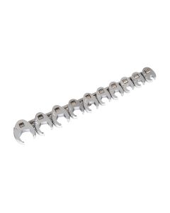 Titan 10-Piece 3/8 in. Drive SAE Flare Nut Crowsfoot Wrench Set