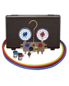 R134 4 WAY GAUGE SET