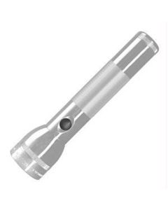 Maglite Flashlight, Gray Pewter, 2 Cell D Batteries, LED Bulb, Blister Pack